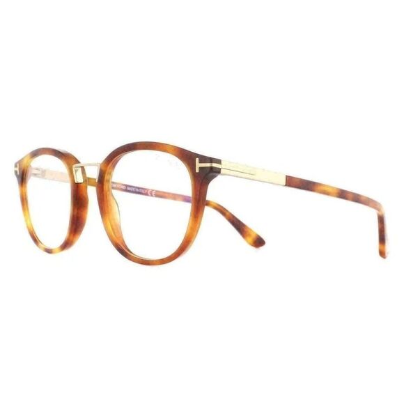 New Authentic Tom Ford FT5555-B/V 056 Round Eyeglasses - Picture 3 of 3